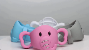 Họa tiết con voi bình cho bé xử lý chuyển tiếp tay cầm cốc Grip cho bình cho bé phổ quát có thể tháo rời Grip portabl