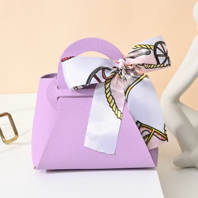 European Style Leather Gift Bag Goodies Bag Doorgift Bag Wedding Beg Kahwin Candy Gift Bag Kotak Telur Bag Kenduri