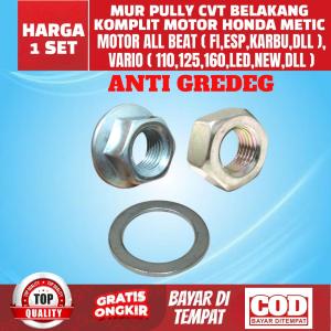 Mur CVT Pully Rumah Roller [ ANTI GREDEG ] Honda Vario Beat Scoopy Depan Belakang ALL MOTOR HONDA BEAT { FIESPKARBU DLL ) VARIO ( 110125150160LEDNEW DLL)