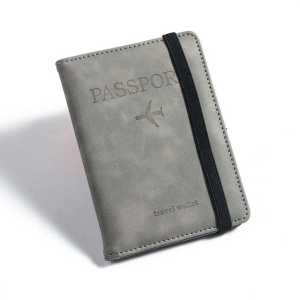 Ví da đựng passport nhiều ngăn đa màu sắc bao da hộ chiếu PU cao cấp chống thấm nước -LUMBL