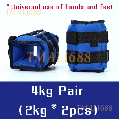 [✅SG Ready Stock] Ankle Weight 1-6KG Wrist Sand Bag Adjustable Arm Leg Running Brisk Walk Exercise Sandbag