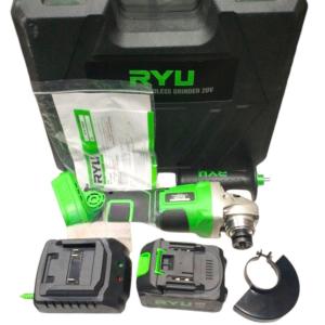 Ryu Mesin Gerinda Cordless RCG20V Model RCG20V Disc Diameter 100 mm 3 Mode Kecepatan Baterai 20 Volt i