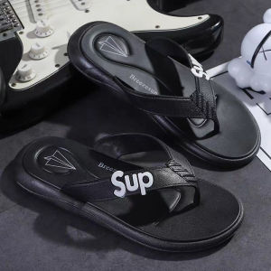 Selipar lelaki selipar musim panas trend selipar tebal tapak anti gelincir tapak lembut personaliti tahan haus sandal lelaki fesyen kasut pantai