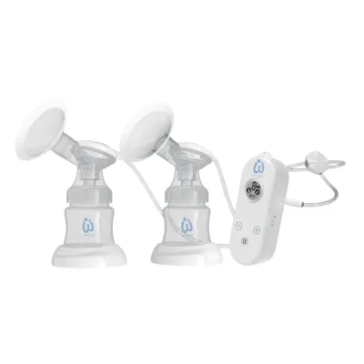 Wisemom - Pocket Rechargeable Double Electric Breast Pump (new breastkit design) | Electric Breast Pump Handsfree Rechargeable Breastfeeding Essentials