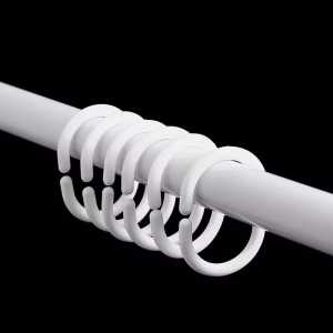 Ring Rail gorden gantungan cincin gorden pengait kain centolan jepitan gorden isi 12pcs