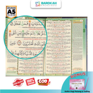 Terbaru!! Al Quran Duo Latin Sambung A5 Alquran Latin Dan Terjemahan Tajwid Warna Al qur an Baca Super Mudah Menggunakan Duo Transliterasi Latin Per Ayat Sesuai Bacaan Panjang Pendek Dilengkapi Belajar Hukum Tajwid Mudah dan Keterangan Tanda Waqaf Jeda