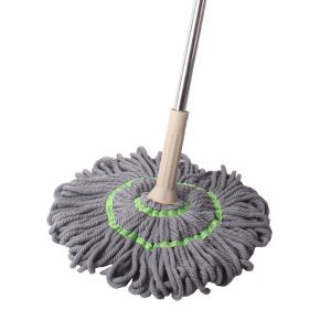 【ShopWithJoy】Magic Mop Pull And Squeeze Clean Tool Household Hands Free Spin Mop Lantai Floor Mop Hand Free Mop