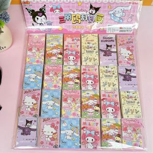 Kad Lukisan Gores Kuromi Melody Scratch Painting Card DIY Shiny Scratch Art Note Pad Art Craft Gift