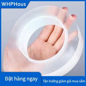 WHPHous Băng keo nano 1 2 3 5M băng keo hai mặt trong suốt có thể tái sử dụng băng keo chống thấm nước băng keo cung cấp phòng tắm nhà bếp sạch sẽ