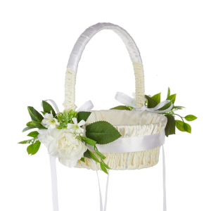 Light weight Flower Basket Bridesmaids Candy Gift Basket Engagements Baskets Bridal Ceremony Accessory
