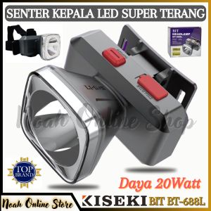 Senter Kepala Kiseki Bit Bt-688L Senter Kepala 20W + Anti Air Tahan 6 Jam / Headlamp Super Terang / Senter Kepala Super Terang