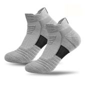 [SG Stock] Thick Sports Socks for Men Running Socks Men Cotton Basketball Football Cycling Tennis Sports