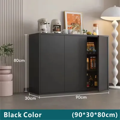 FOSWELL Storage Cabinets Modern Simple Storage Cabinet Wooden Cabinets Slim Cabinet Living Room Sideboard