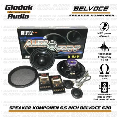 Speaker Komponen split Belvoce 628 65 inch