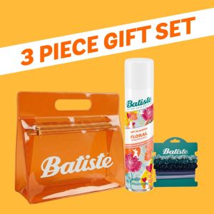 Batiste Dry Shampoo Floral Lively Blossoms 3-Piece Gift Set
