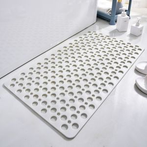 TPE Bathroom Anti-Slip Mat Shower Room Bath Foot Toilet Household Waterproof Shock-Resistant Hotel Home