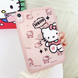 เคสสีน้ำเงิน Kuromi สำหรับ Apple iPad Pro Air 11 M2 M4 M3 A16 A17Pro 11th TPU อ่อนลายการ์ตูนฝาหลัง10th 9th 8th 7th 5th 6th ชุด3rd 10.2ขนาดเล็ก10.5นิ้วแท็บเล็ตน่ารัก