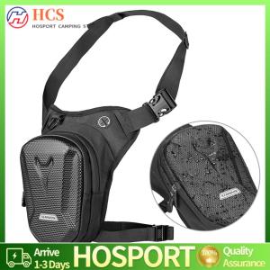 【HCS】RZAHUAHU Motorcycle Leg Side Bag EVA Hard Shell Outdoor Waist Motorbike Packs