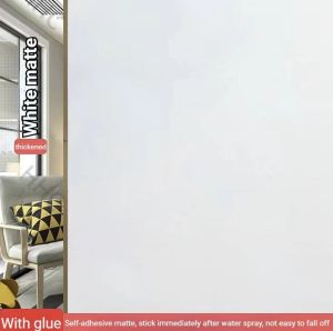 Bathroom Shade Window Sticker Anti-Peeping Glass Film Window Glass Sticker Frosted Privacy Sliding Door Sticker