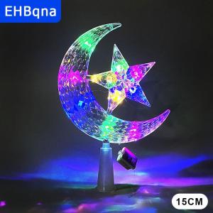 [COD] EHBqna SPORTS 15 21 30ซม. ต้นไม้ที่ส่องแสงแวววาวของประดับต้นคริสต์มาสดาวสีอบอุ่นโปร่งใสตกแต่งบ้าน