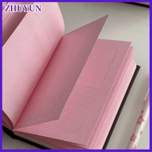 ZHUYUN Strawberry Chocolate Pink Notebook Cute A6 Planner Kawaii Journal For Note Travel Diary Gift For Girls