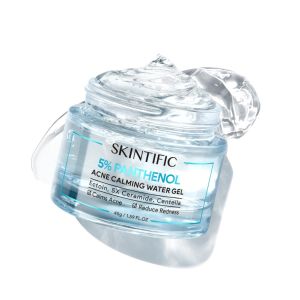 Skintific 5% Panthenol Acne Calming Water Gel 30ml Rapidly Soothe Acne Irritation Calm Redness Oil‑Free Hydration For Oily Skin