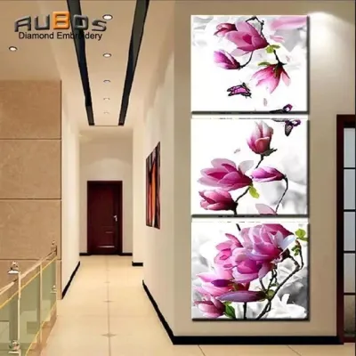 Hiasan Dinding Dekorasi Ruang Tamu Kamar Tidur paket 3pcs Ukuran 20x20cm