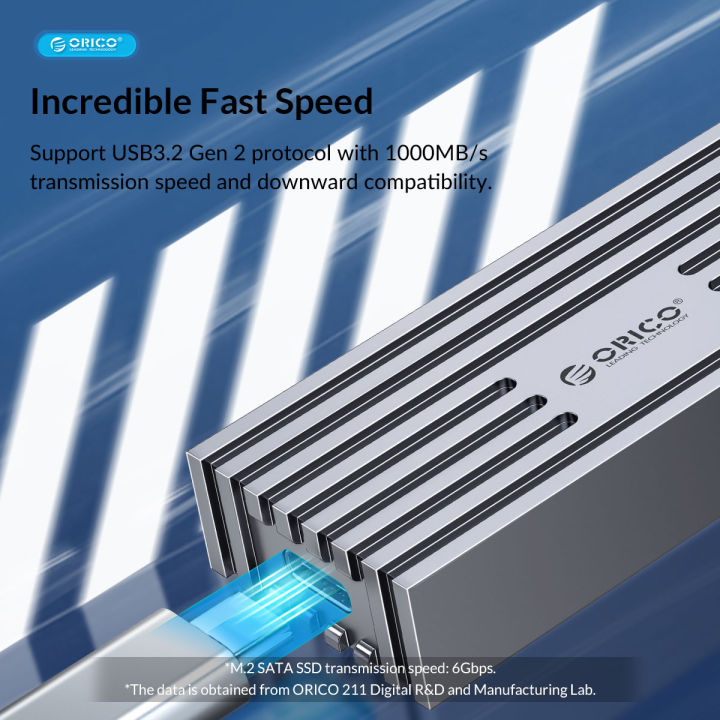 ORICO Vỏ Bọc SSD M.2 NVMe Bằng Nhôm Nâng Cấp Vỏ Bọc 10Gbps PCIe Type C ...