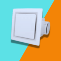 Firefly ceiling mounted exhaust fan 10". 
