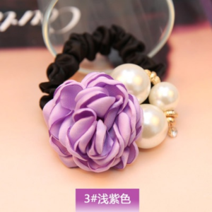 Multi Pearl Rose ดอกไม้ผมดอกไม้อุปกรณ์เสริมผมเชือกผูกผมยางรัดหัวเชือก Headdress ขายส่ง