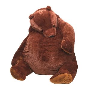 40-100cm Brown Bear DJUNGELSKOG Plush Teddy Bear Pillow Stuffed Animal Teddy Bear Plush Toys Soft Ikea Cushion Doll Toys for Kid Girls