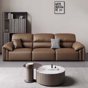 Genuine Leather Sofa Living Room Large Small Apartment Elephant Ear Sofa First Layer Cowhide Sofa