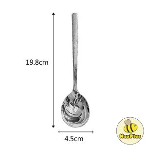 MaxPlus Stainless Steel Spoon Family Soup Spoon Creative Metal Kitchen Cooking Spoon