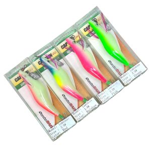 Umpan Pancing CUMI SQUID JIG LUMINOUS Bentuk UDANG UKURAN 25 dengan KAIL TAJAM GLOWING