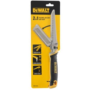 DEWALT เลื่อยมือ2in1 เลื่อยพับ5" เลื่อยเจาะฝ้าผนังเบา รุ่น DWHT0-20123 ของแท้100%