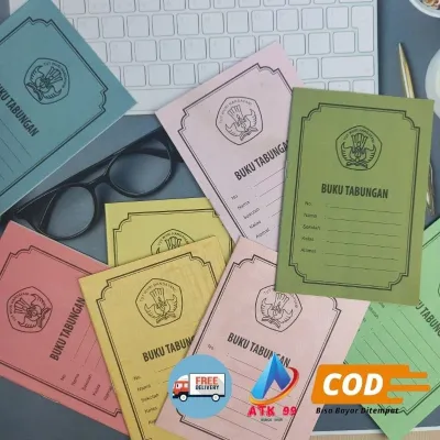 50 Pcs BUKU Tabungan 6 Lembar/Menabung/Tabungan/Kertas Tabungan