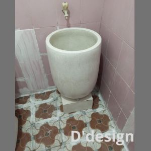 Bak Mandi Terrazzo Marmer Model Kapsul Terlaris