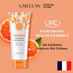 GMEELAN SKIN WHITENING EXFOLIATING GEL/ Orange Exfoliating Gel for Face Whitening 50g