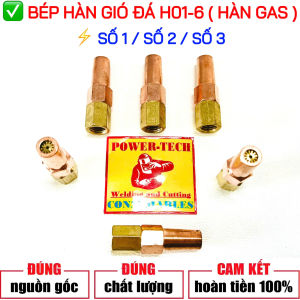 Béc Hàn Gió Đá H01-6  Bép Hàn Hơi Gas : Số 1  Số 2  Số 3  dùng cho Đèn Hàn Gió Đá H01-6