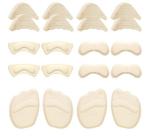 [Free Shipping] This Set Includes Ten Pairs Of Heel Pads Forefoot Pads And Toe Protectors All Made Of Soft EVA Material And Adjustable For High Heels To Prevent Chafing