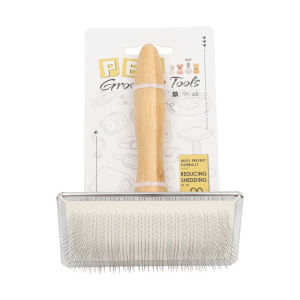 Pet Supplies comb bamboo shedding comb Dog and cat grooming comb Floating hair removal comb Beauty needle comb