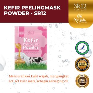 KEFIR PEELING MASK POWDER SR12 Masker Wajah Untuk Semua Jenis Kulit Serta Skin Berier 50 g