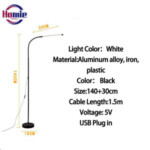 LED Floor Lamp Long Arm Living Bedroom Piano Light Hotel Vertical Desk Lamp Reading Light