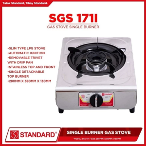 Standard LPG Gas Stove Single Burner SGS171i/122S