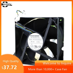 120mm 12cm Case Fan for Foxconn PV123812P2BF 00 12V 1.30A ML150 G3 Server Cooling Fan 120X120X38mm