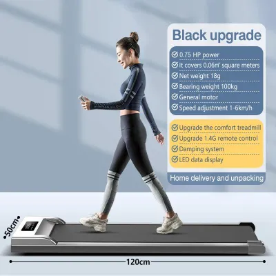 Walking Treadmill Small household flat electric treadmill Small silent treadmill Small foldable treadmill