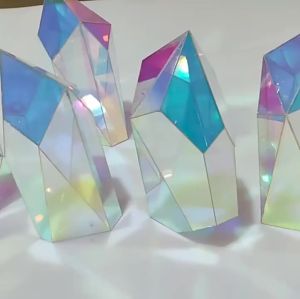 Cut Iridescent/Radiant SheetOргстекло For Art/Advertising/DecorateCustomize Plexiglass Rainbow Acrylic (PMMA) Board