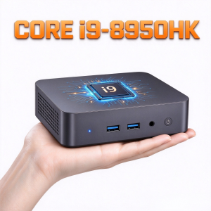 Mini PC Intel Core i9-8950HK (8th Gen) 16GB RAM 1TB M.2 SSD Windows 11 Pro Mini Desktop / Micro PC UHD 630 4K UHD Output WiFi 6 BT 5.2 Gigabit LAN | Free Shipping Singapore 3 Years Warranty