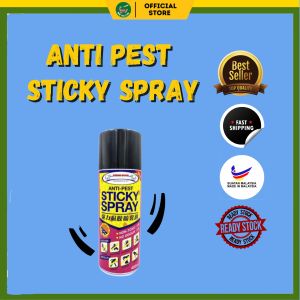 Semburan Melekit Anti Perosak Racun Sticky Spray Perosak Rumah Kebun Tidak Toksik Tidak Berbau 500ml Spray Anti Pest