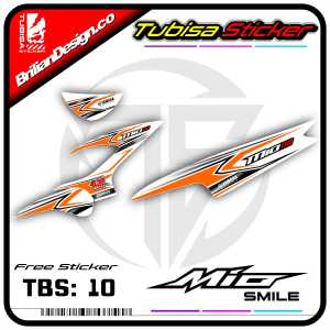 Sticker Striping Variasi Motor Mio Smile - Stiker Striping Variasi Mio Smile. TBS.10